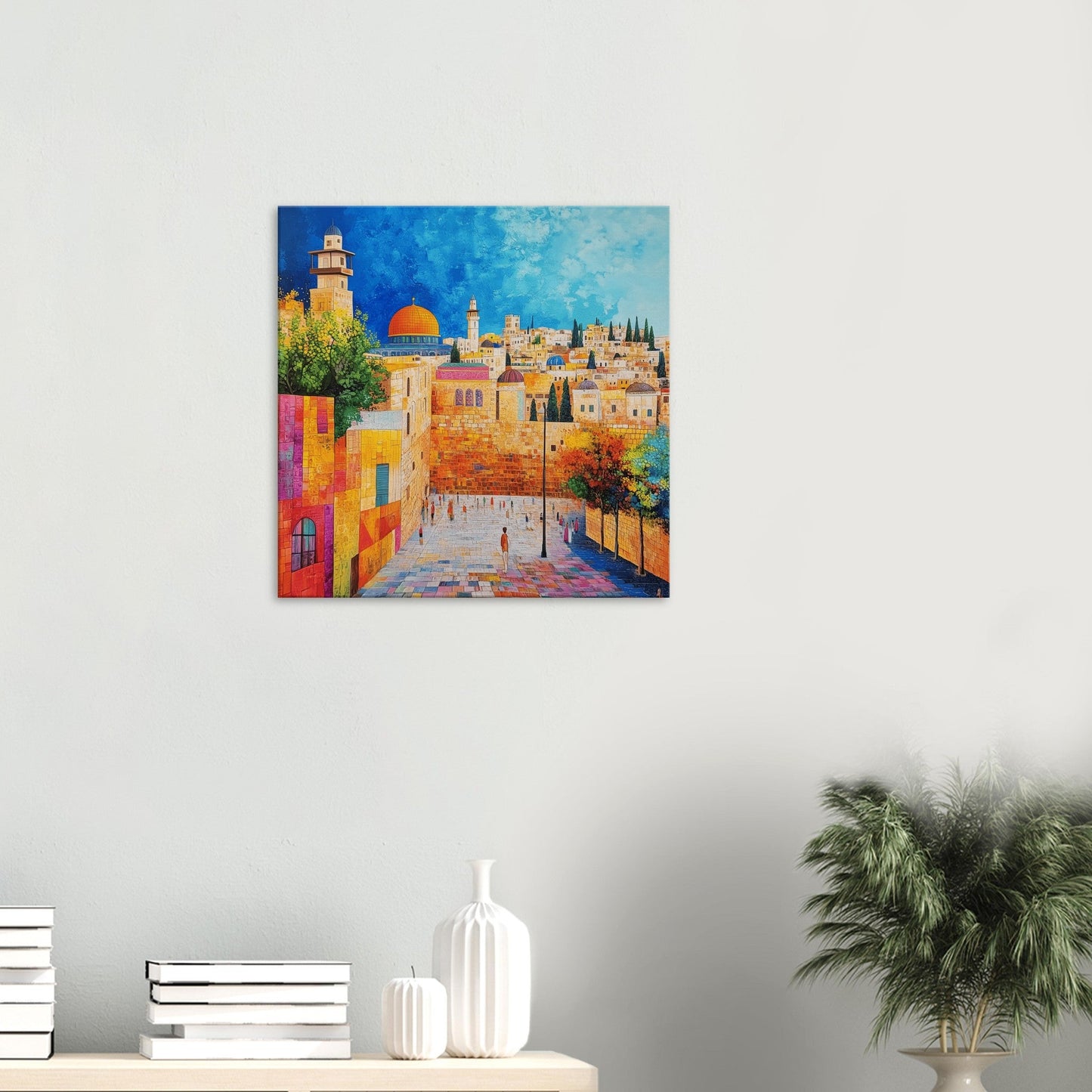 Path of Faith: Jerusalem Wall Canvas Print