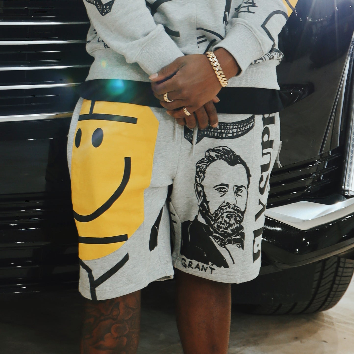 New Rich Sweatshorts (Heather Grey) - Concordia Style Boutique