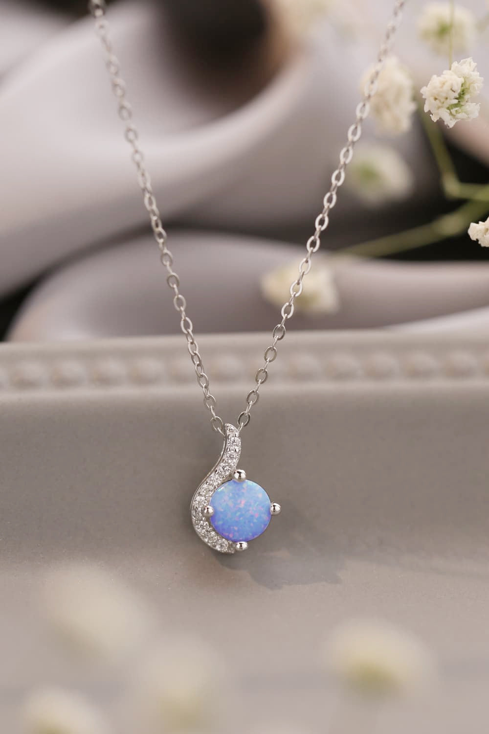 Sweet Beginnings Opal Pendant Necklace - Concordia Style Boutique