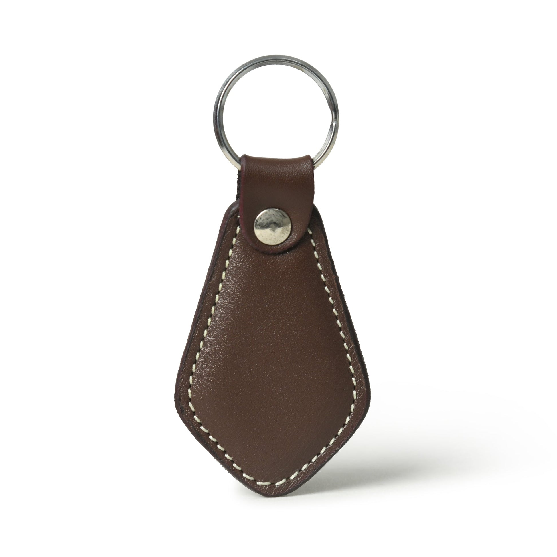 Genuine Leather Geometric Keychain - Concordia Style Boutique