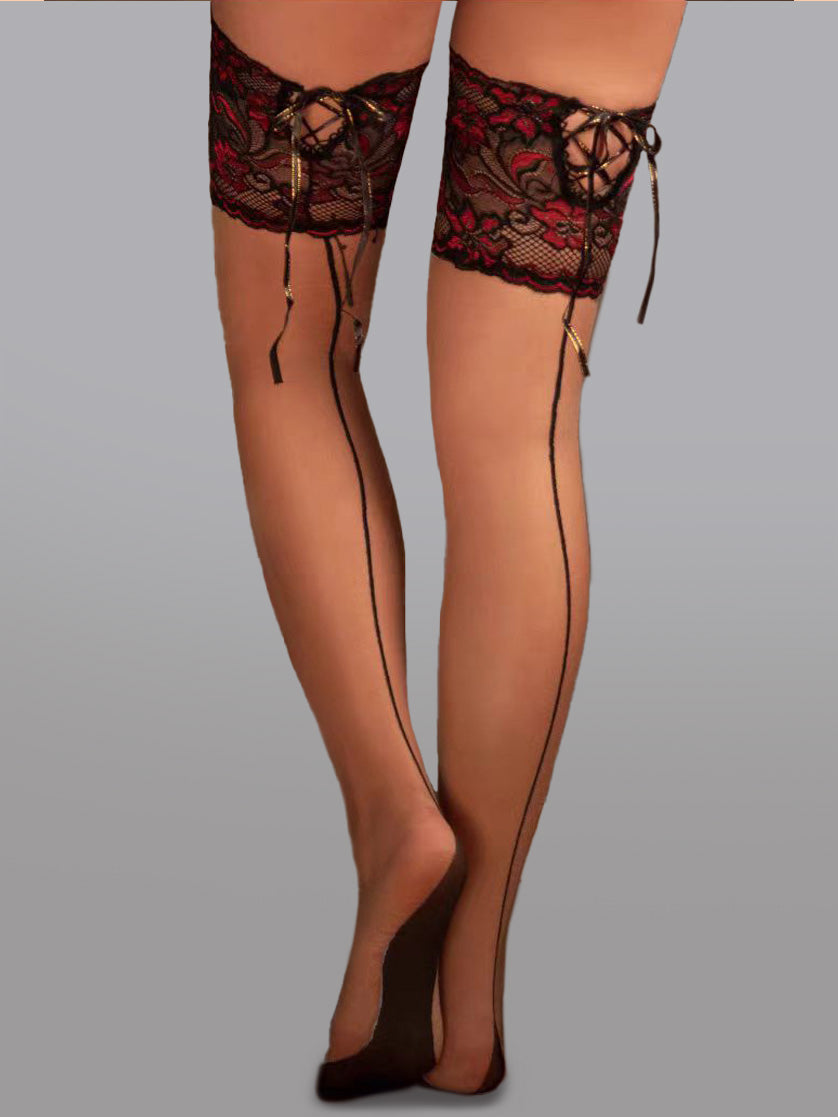 Sexy Lace Binding Stockings - Concordia Style Boutique