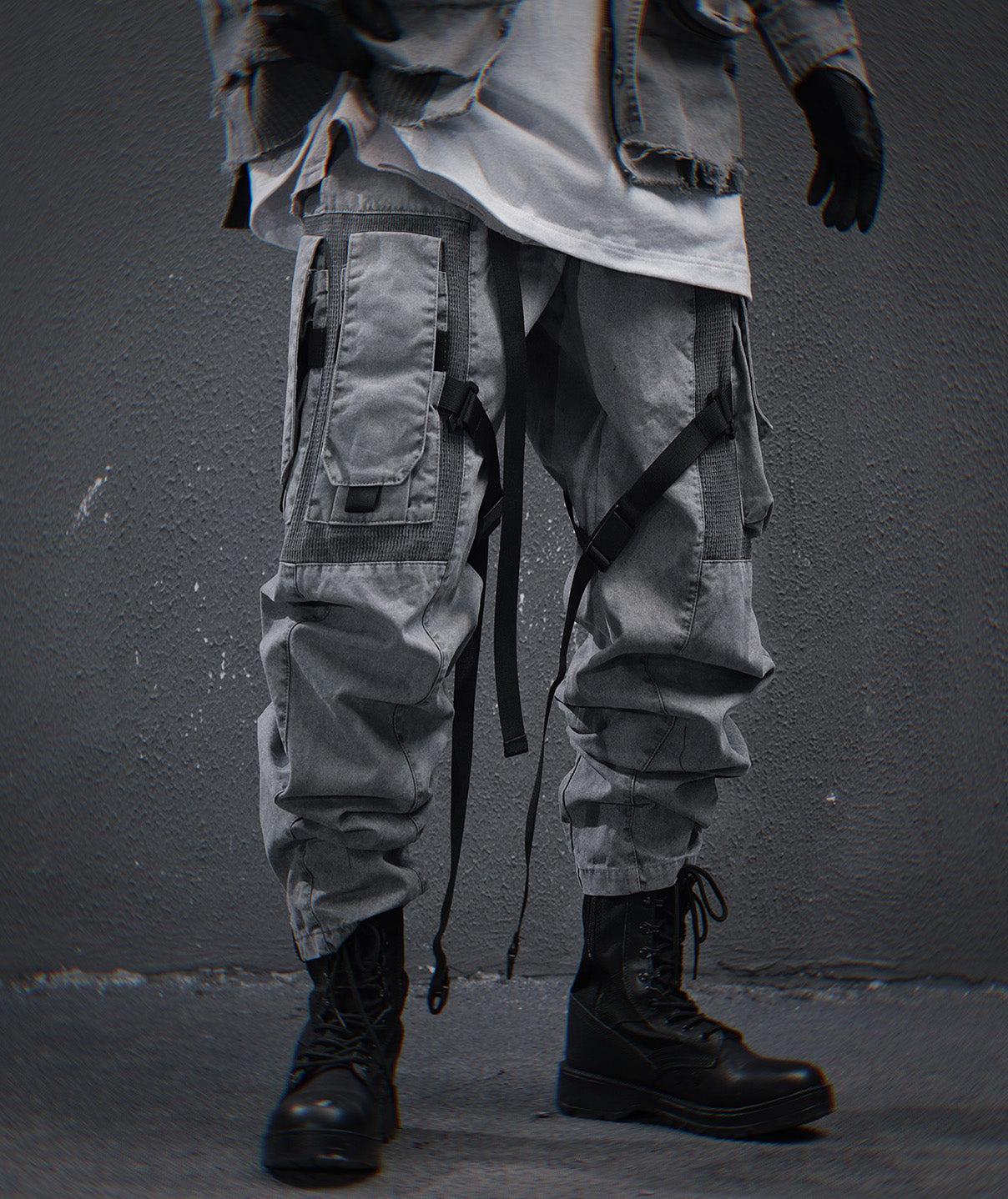 HiP46 Grey NX Cargo Pants