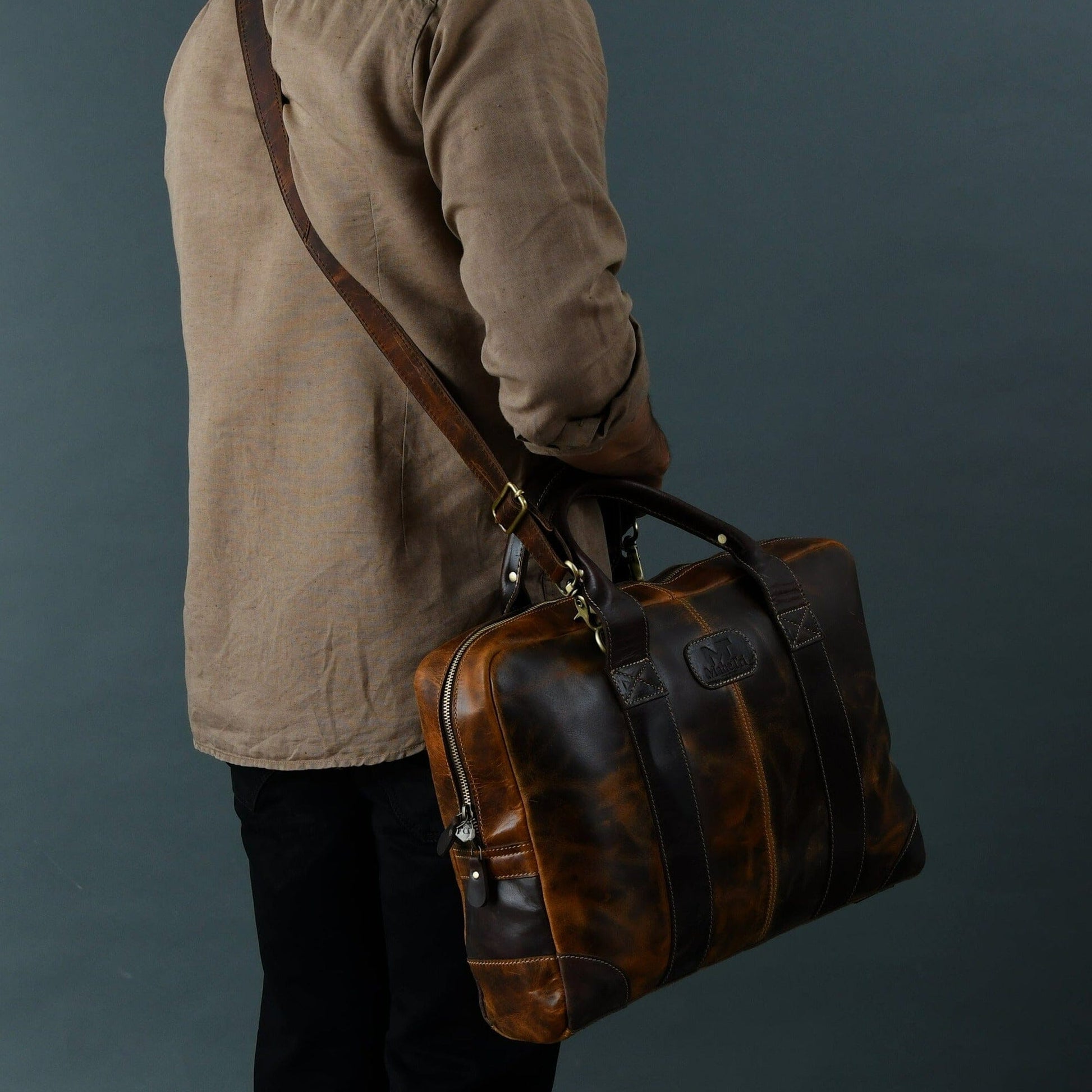 Brown Jefferson Briefcase - Concordia Style Boutique