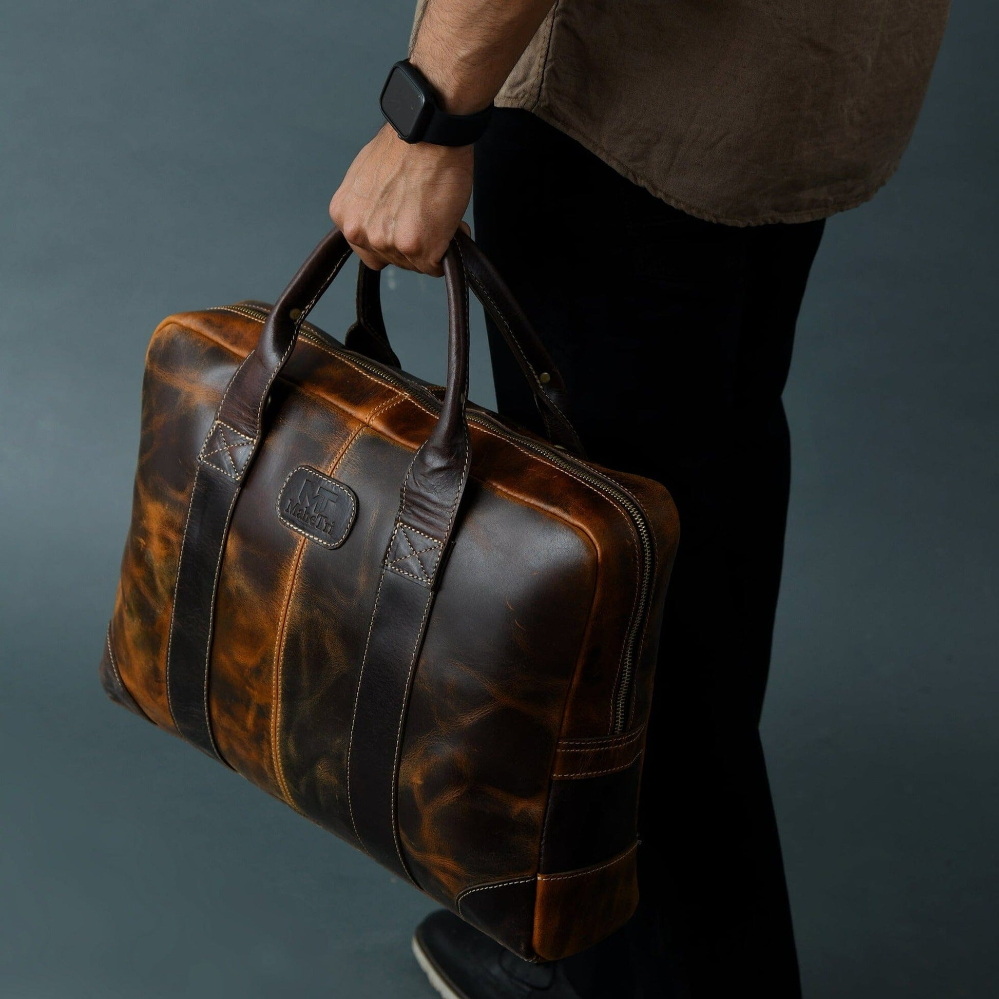 Brown Jefferson Briefcase - Concordia Style Boutique