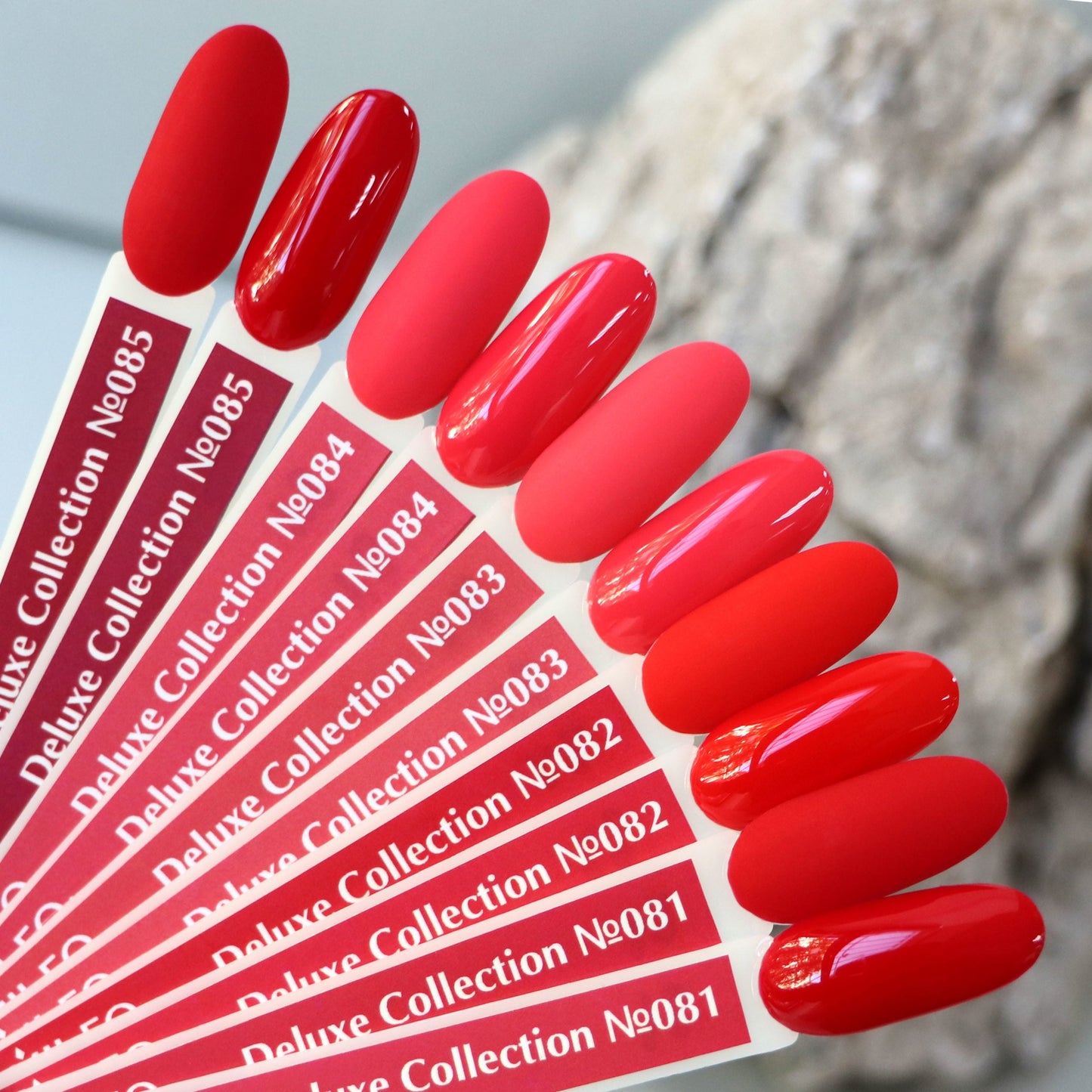 Gel Polish Komilfo Deluxe Series D080 (red, enamel), 8 ml