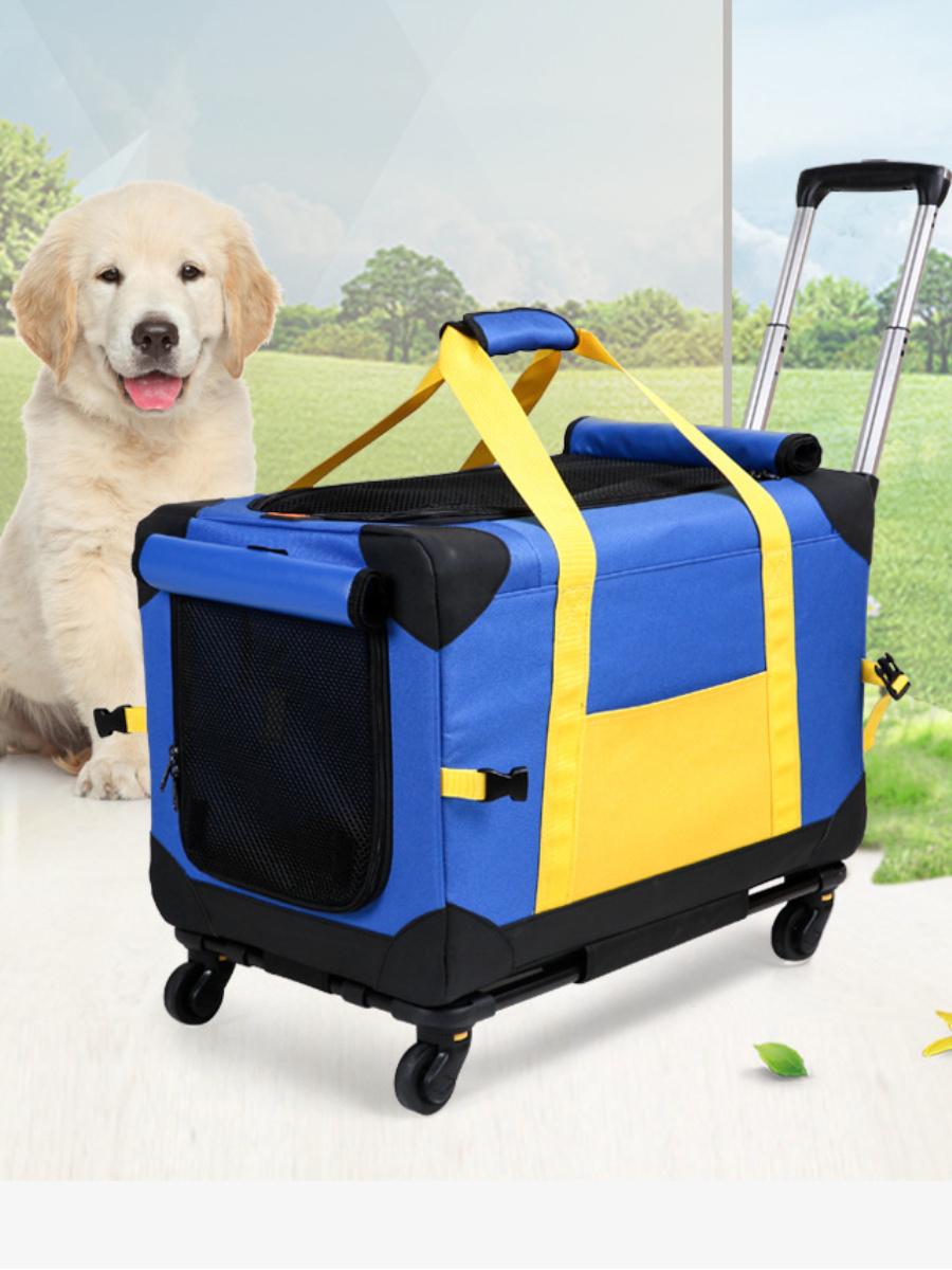 Pet Rolling Carrier with Wheels Pet Travel Carrier Transport Box Dog Strollers for Small Dogs/Cats Up to 28 LBS - Premium Pet Carrier from Concordia Style Boutique - Just $133.52! Shop now at Concordia Style Boutique