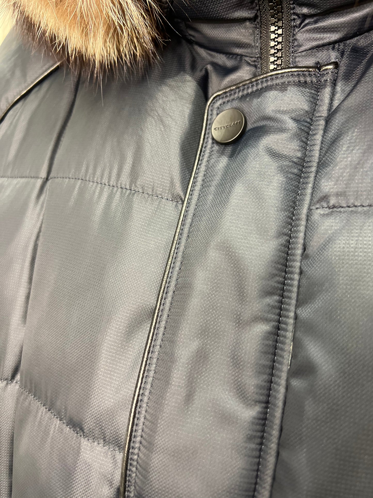 Genuine Fur Trim Sorona® Insulated Puffer Jacket