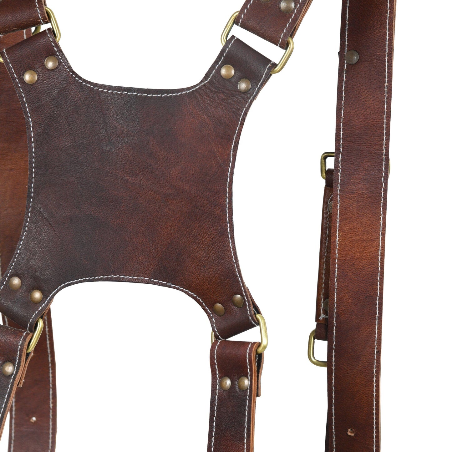 Goat Leather Dual Camera Harness - Concordia Style Boutique