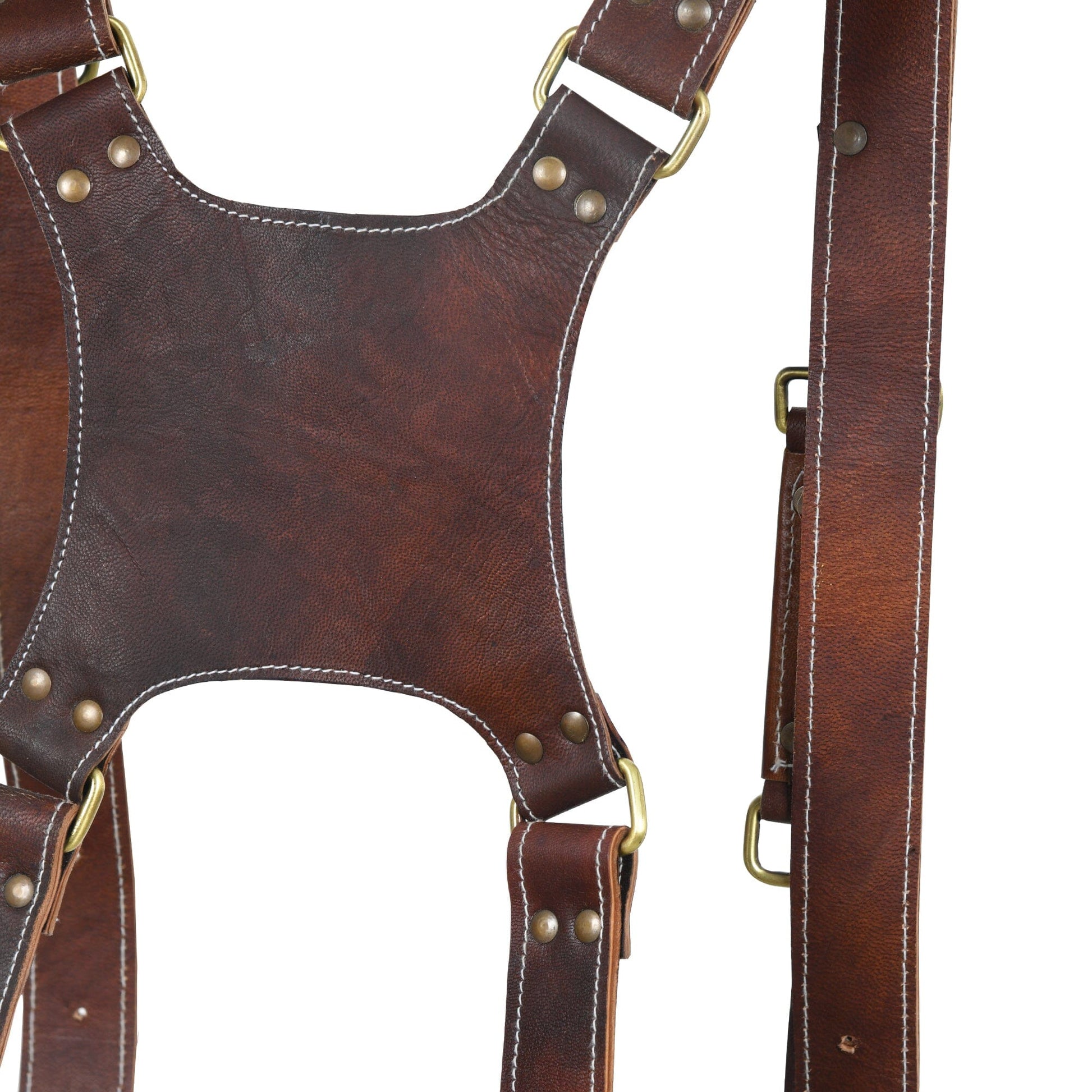 Goat Leather Dual Camera Harness - Concordia Style Boutique