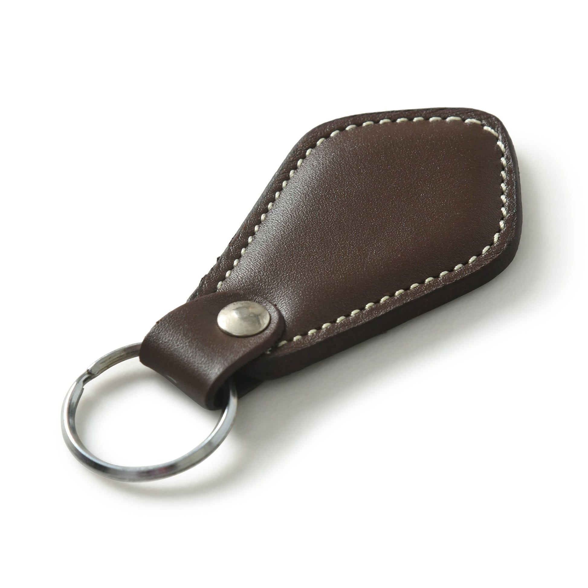 Genuine Leather Geometric Keychain - Concordia Style Boutique