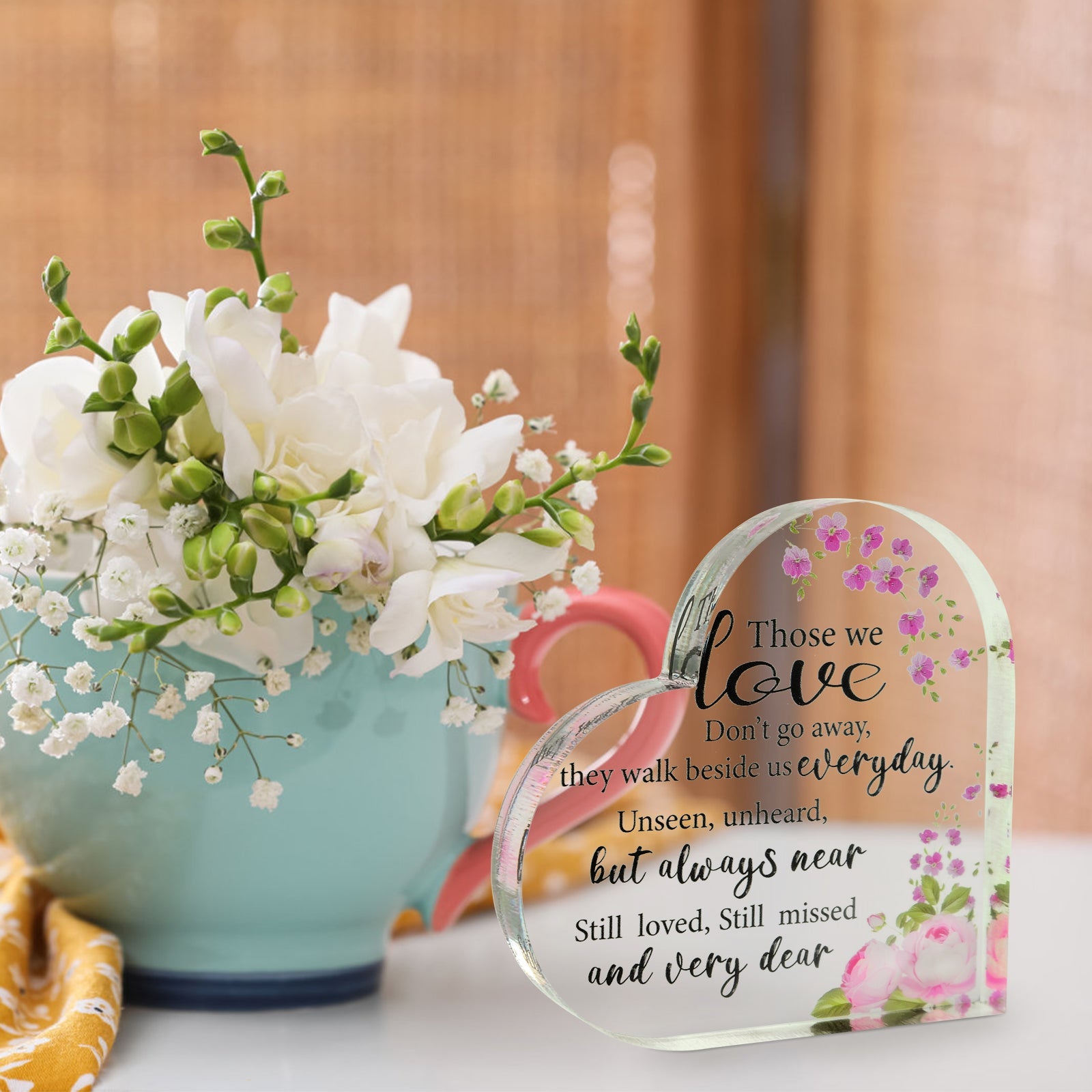 Acrylic Memorial Heart - Those We Love - Concordia Style Boutique