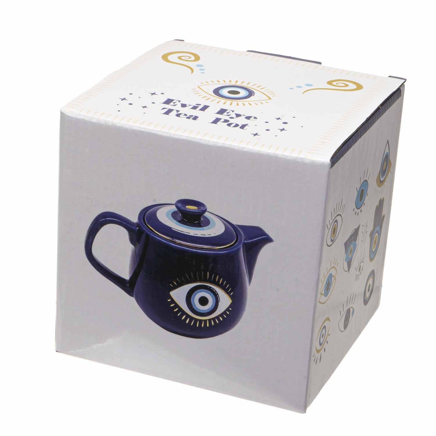 All Seeing Eye | Teapot with Strainer Blue