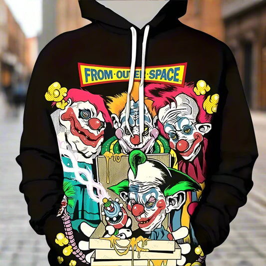 Unisex Printed Hoodie – Casual Graphic Pullover Sweatshirt