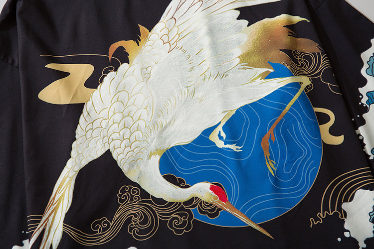 YC6312 Crane Hunter Kimono - Concordia Style Boutique