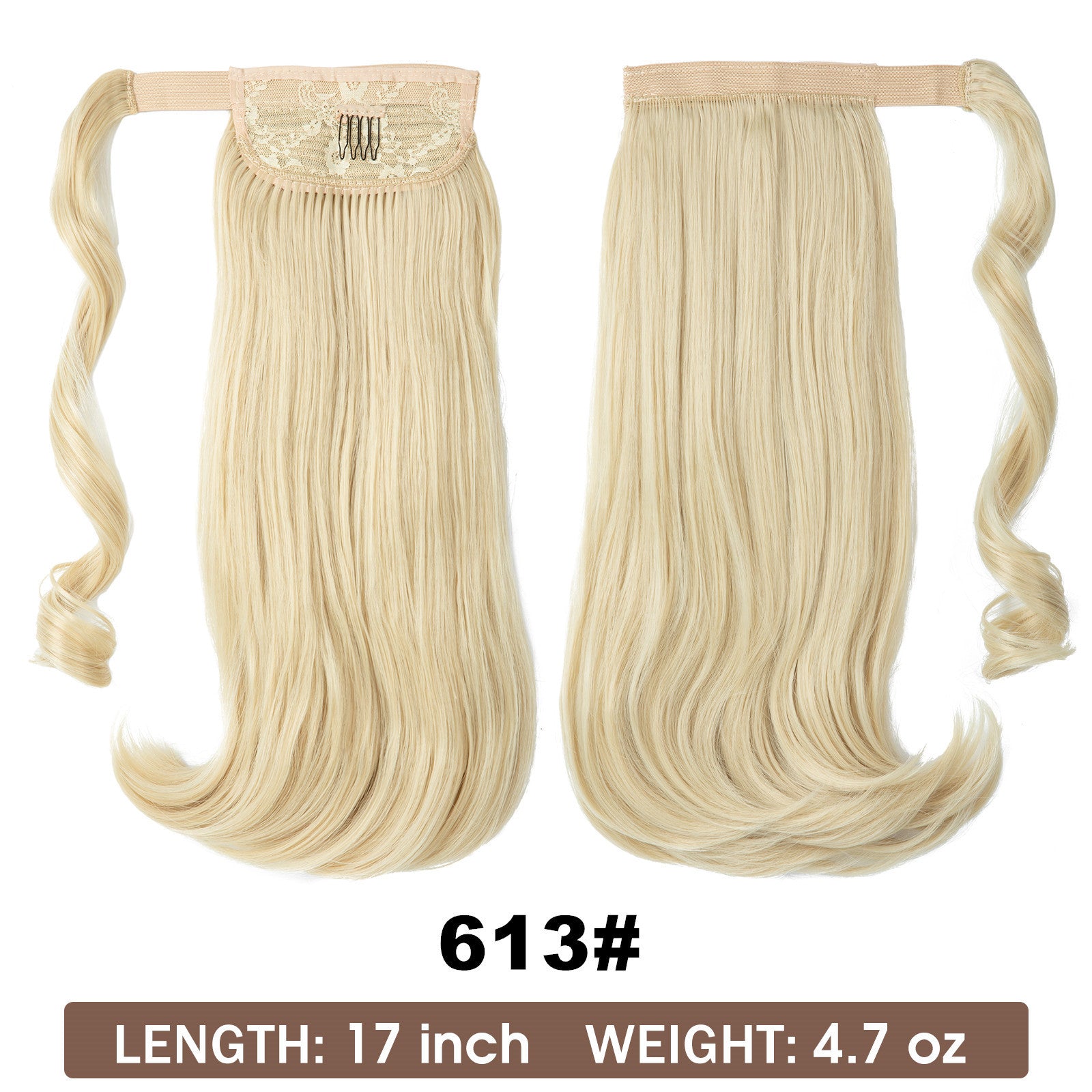 Wig Ponytail Long Straight Hair Elastic Velcro - Premium wig from Concordia Style Boutique - Just $13.97! Shop now at Concordia Style Boutique