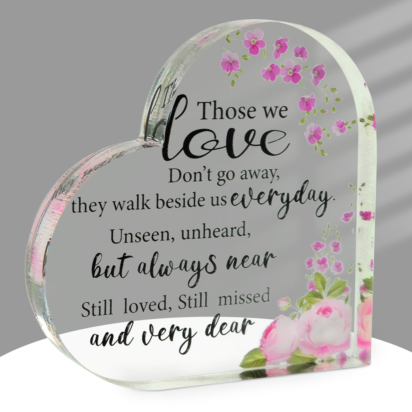 Acrylic Memorial Heart - Those We Love - Concordia Style Boutique