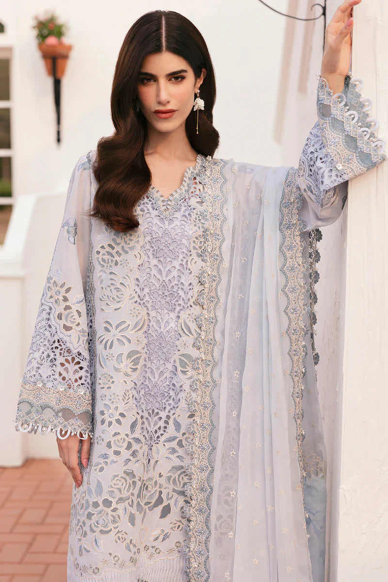 Baroque - BEL-25-D02 3 Piece Embroidered Stitched Lawn Suit