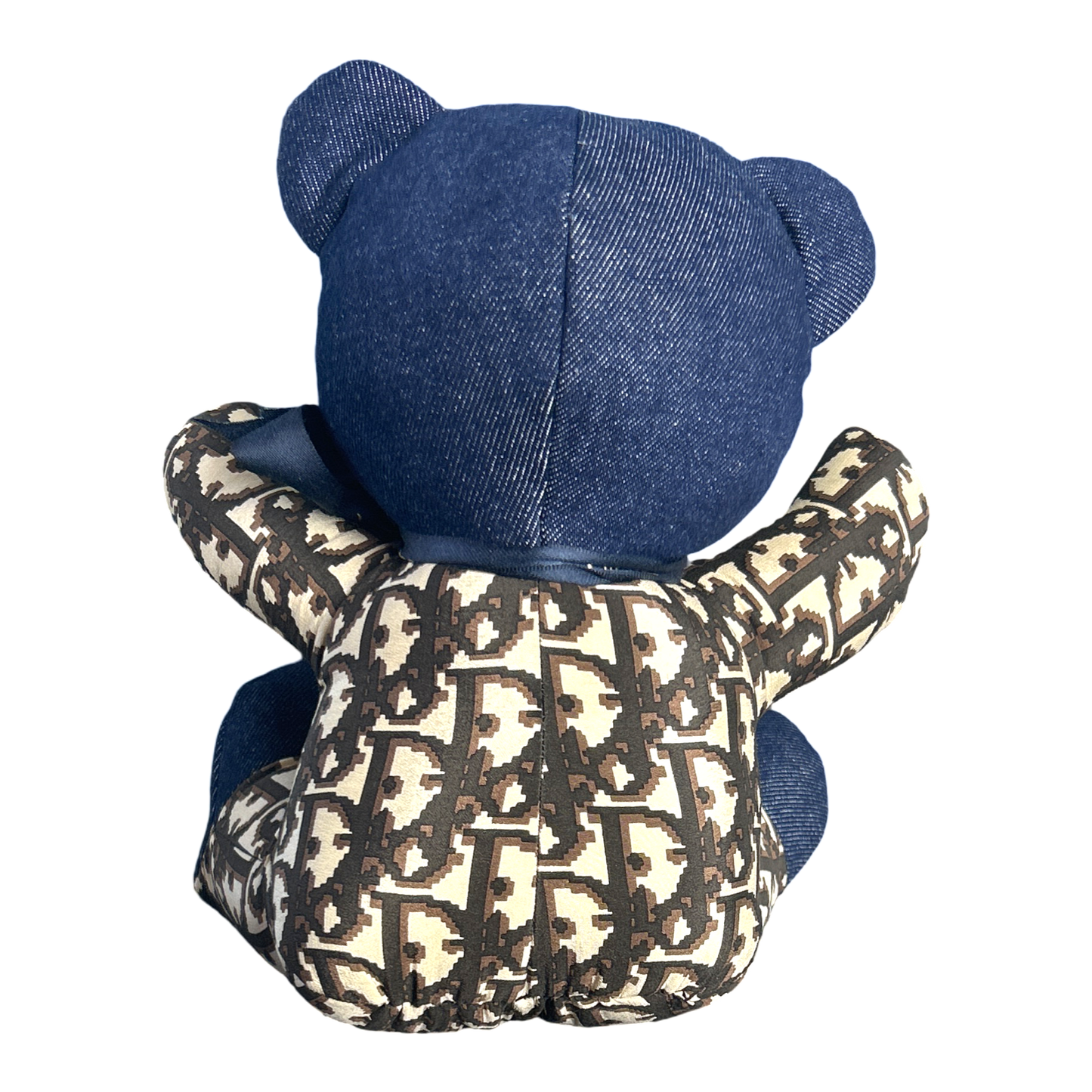 Trotter Vintage Silk Scarf Patchwork Teddy Bear