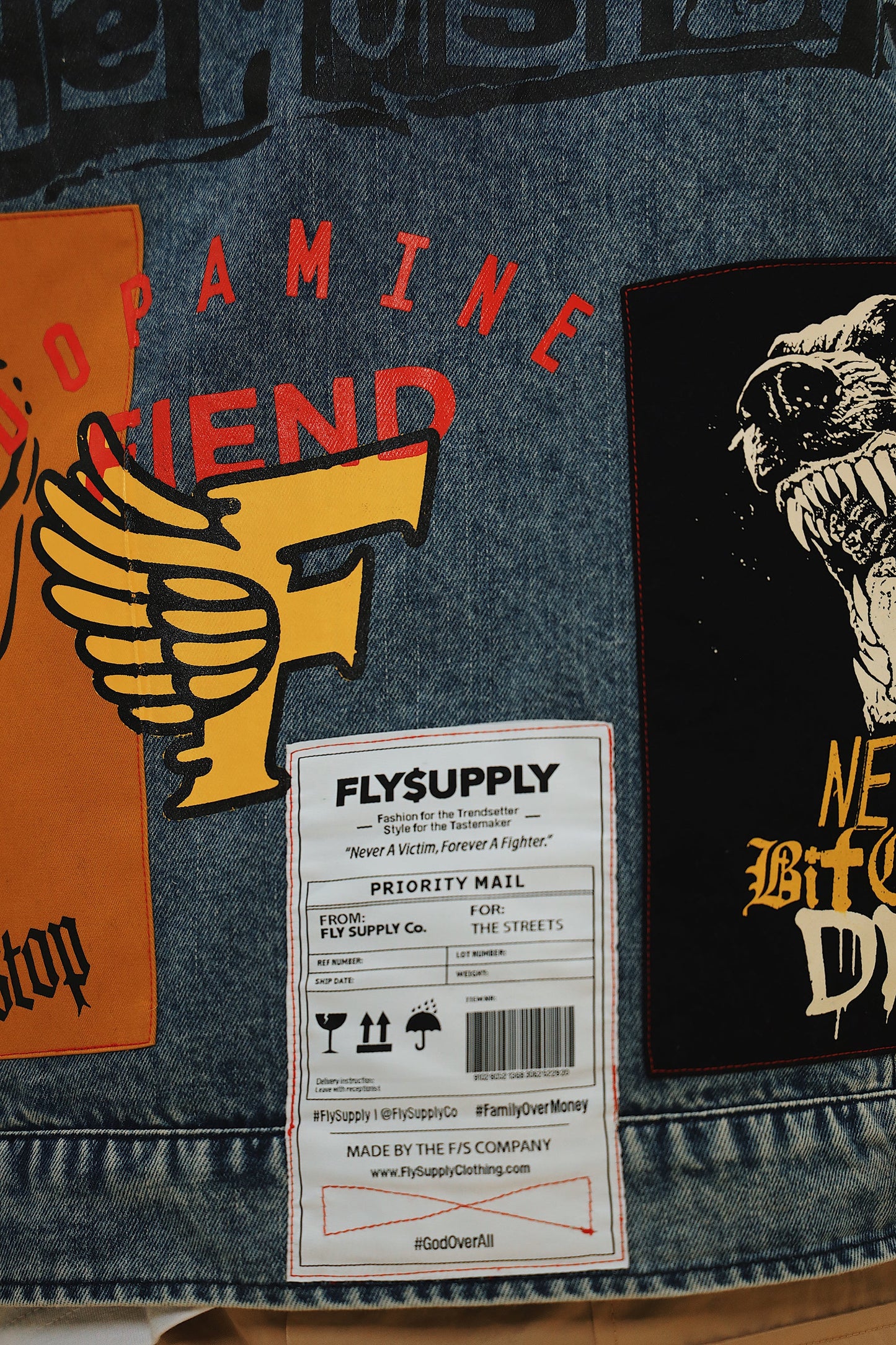 New Rich Denim Jacket (Denim) - Concordia Style Boutique