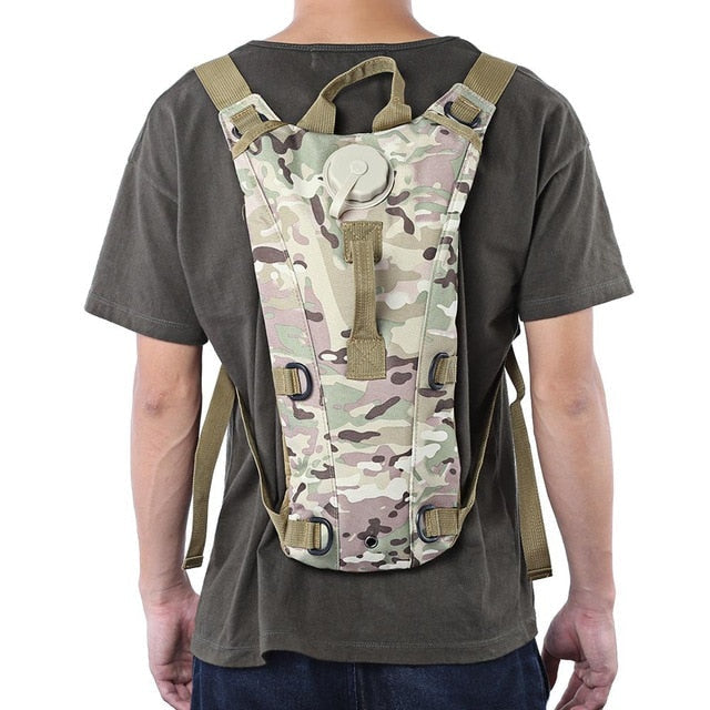 3L Water Bag Molle Military Tactical Hydration Backpack