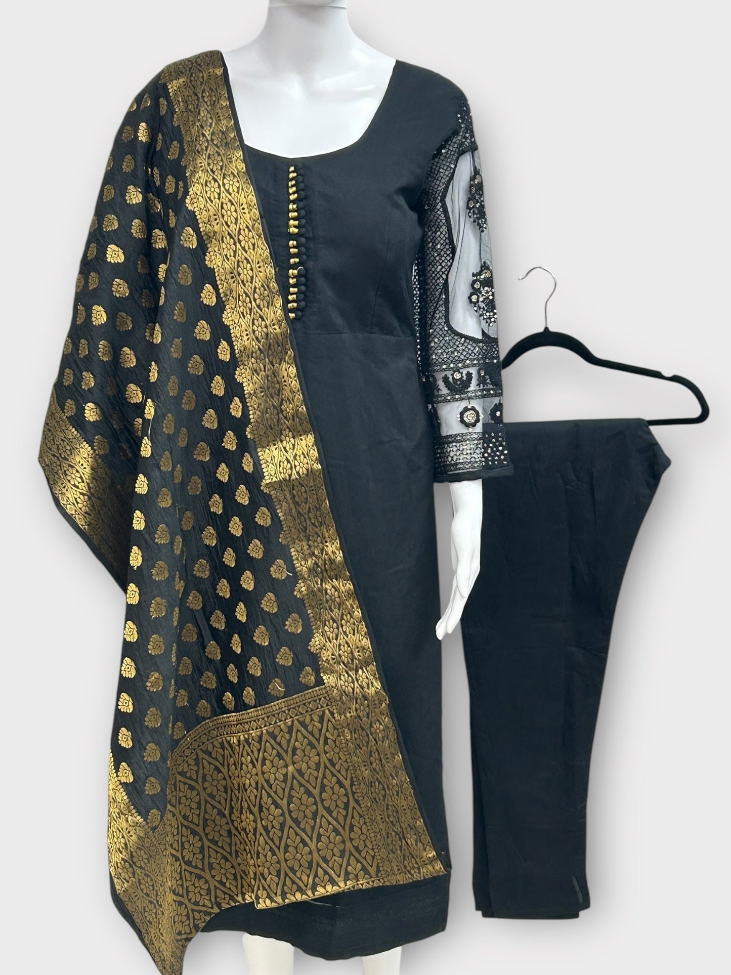 Chanderi silk suit | Salwar kameez
