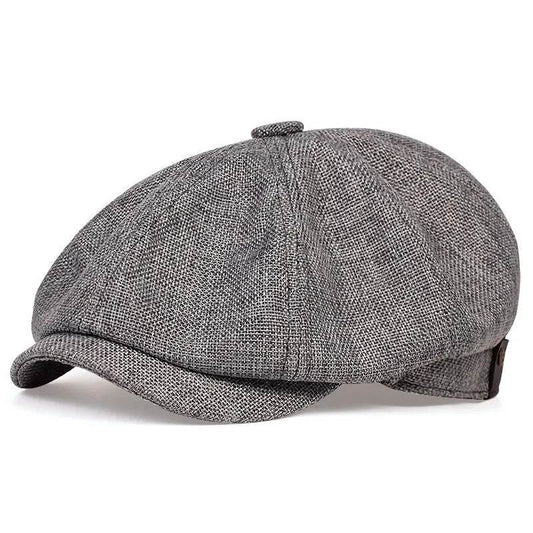 Octagonal men's hat with thin linen breathable duckbill - Concordia Style Boutique