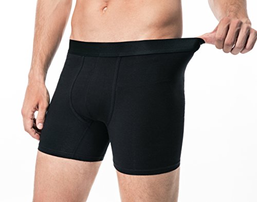 2 Pcs Boxer Brief - L - Black