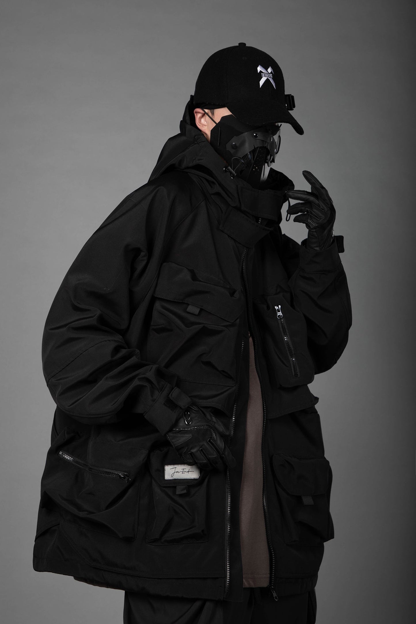 HiJ25 Black Storage X Tech Jacket - Concordia Style Boutique