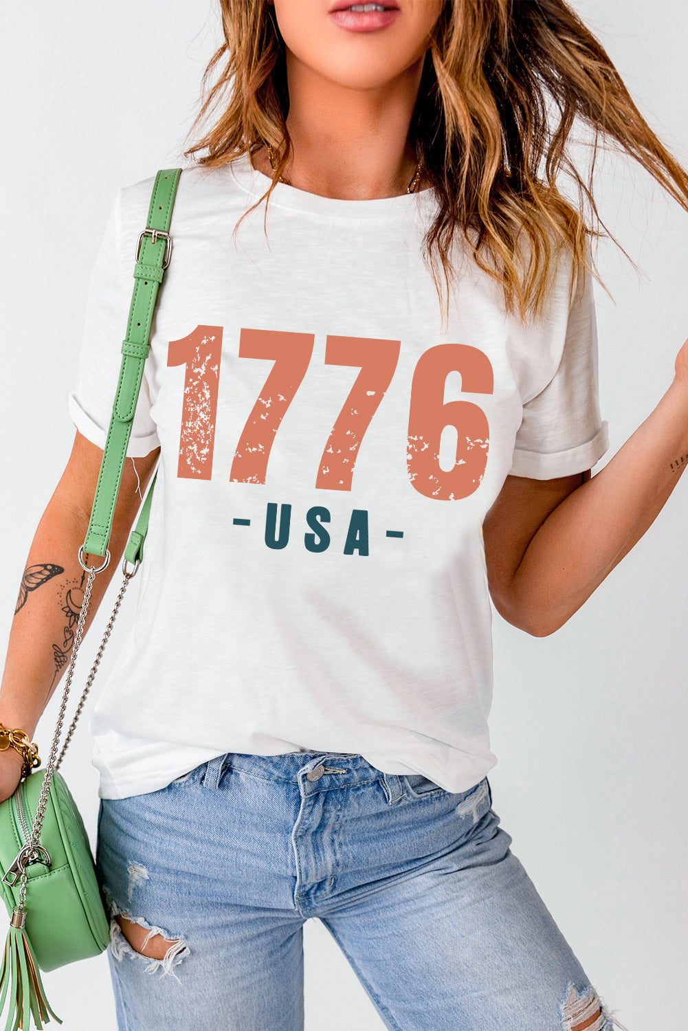 1776 USA Vintage Graphic Tee - Concordia Style Boutique