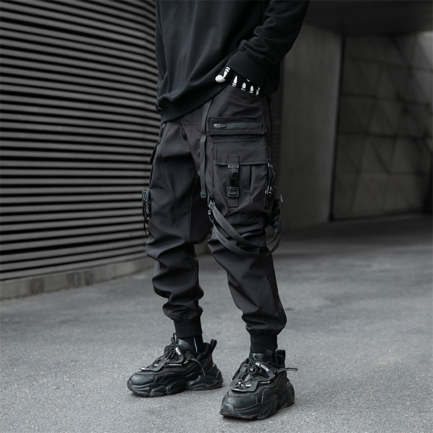 IBP171 Paratrooper Matte Black Joggers - Concordia Style Boutique