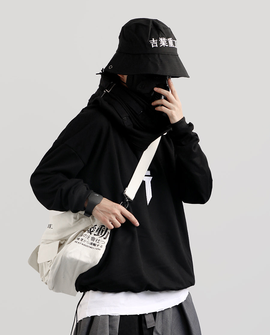 HiH6 Black I-Tech Hoodie - Concordia Style Boutique