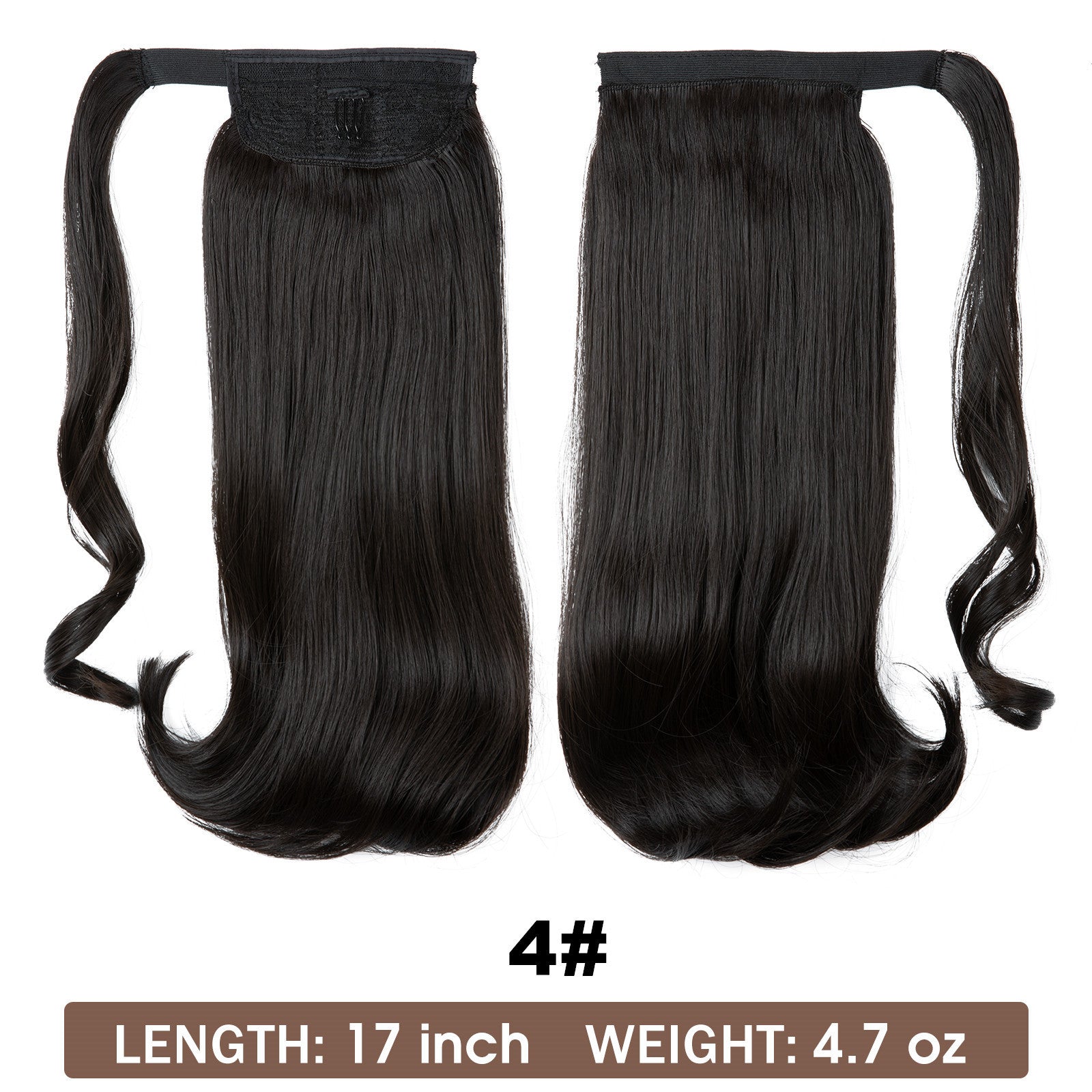 Wig Ponytail Long Straight Hair Elastic Velcro - Premium wig from Concordia Style Boutique - Just $13.97! Shop now at Concordia Style Boutique