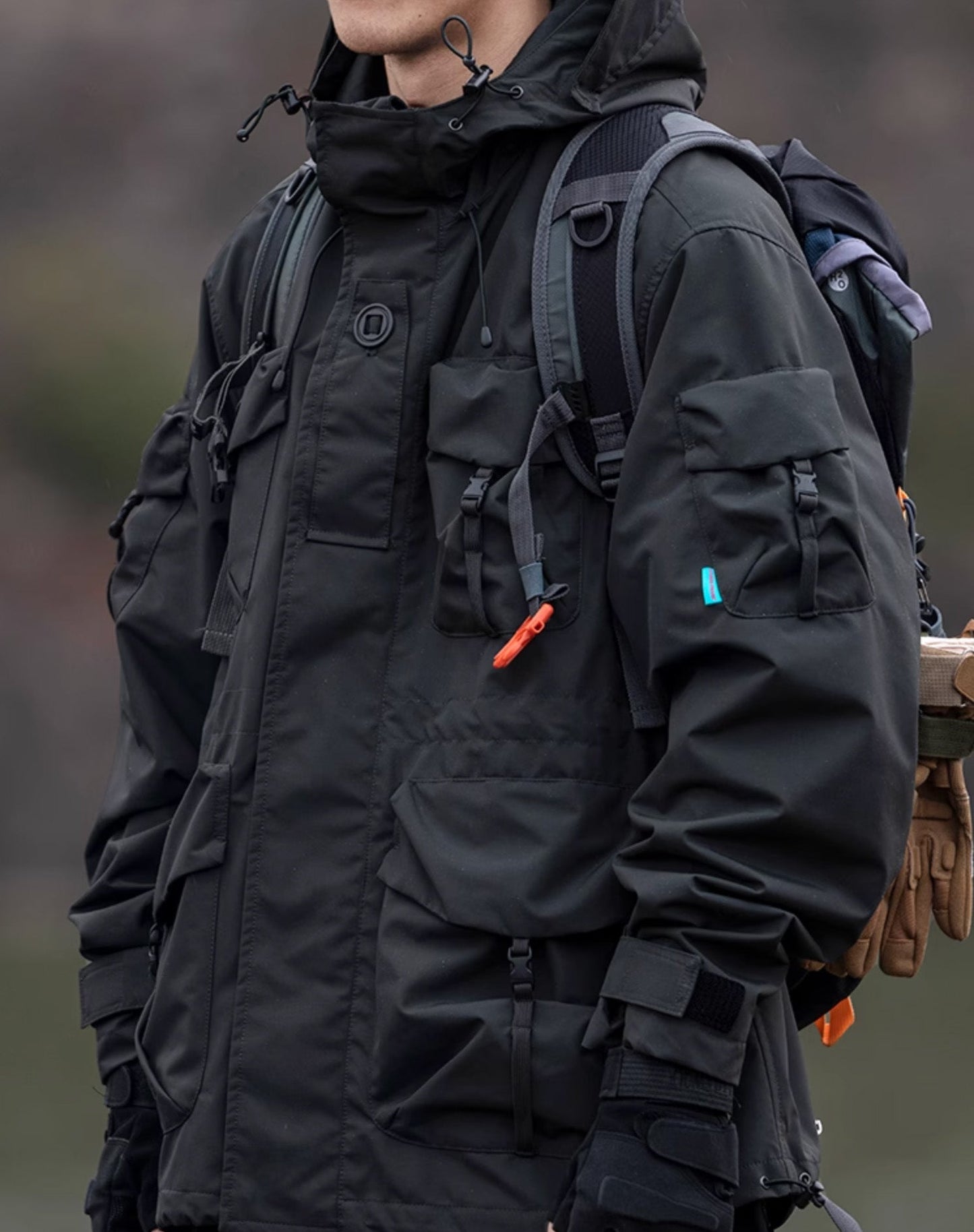 APEJ8 Black Tactical Wilderness Jacket - Concordia Style Boutique