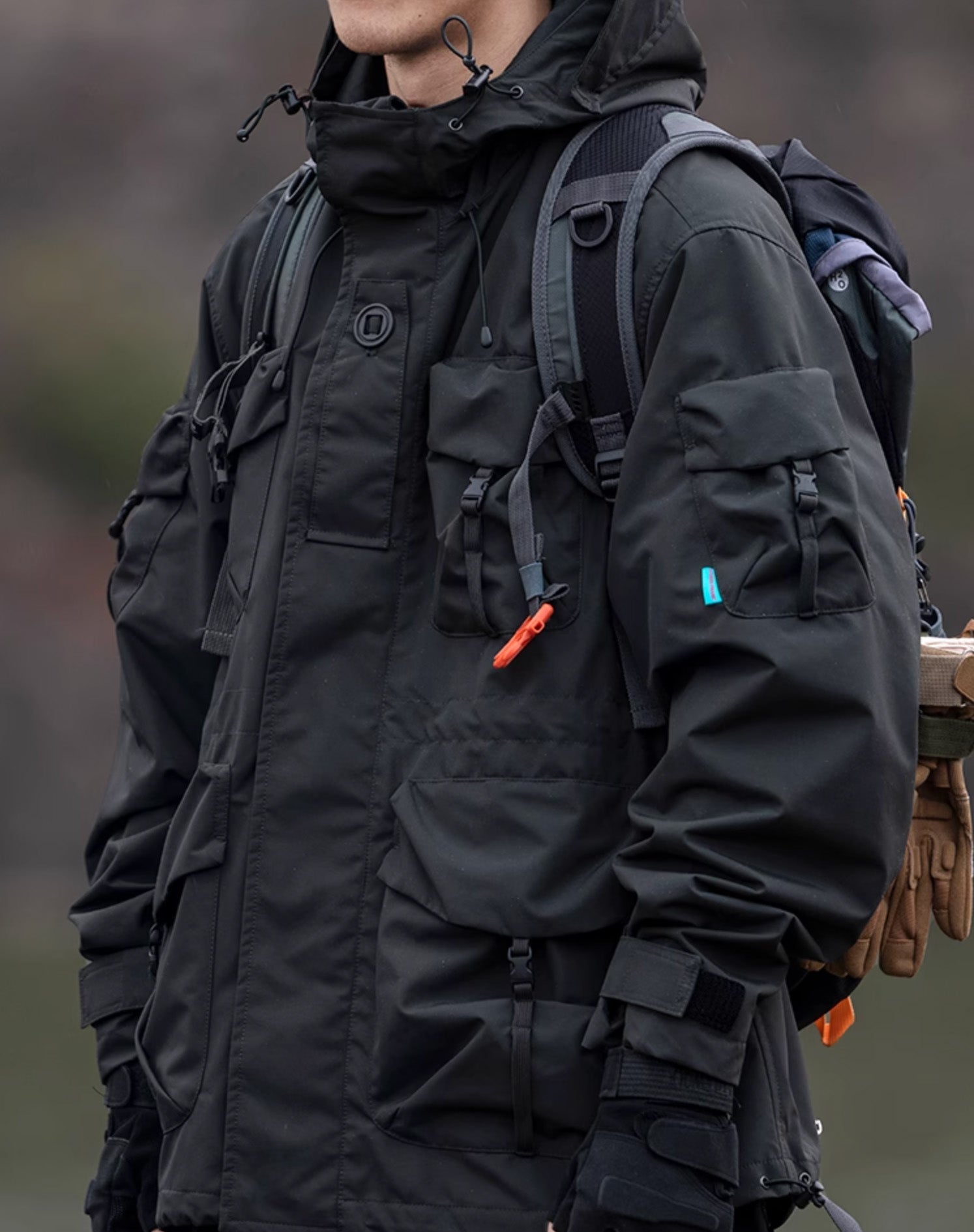 APEJ8 Black Tactical Wilderness Jacket - Concordia Style Boutique