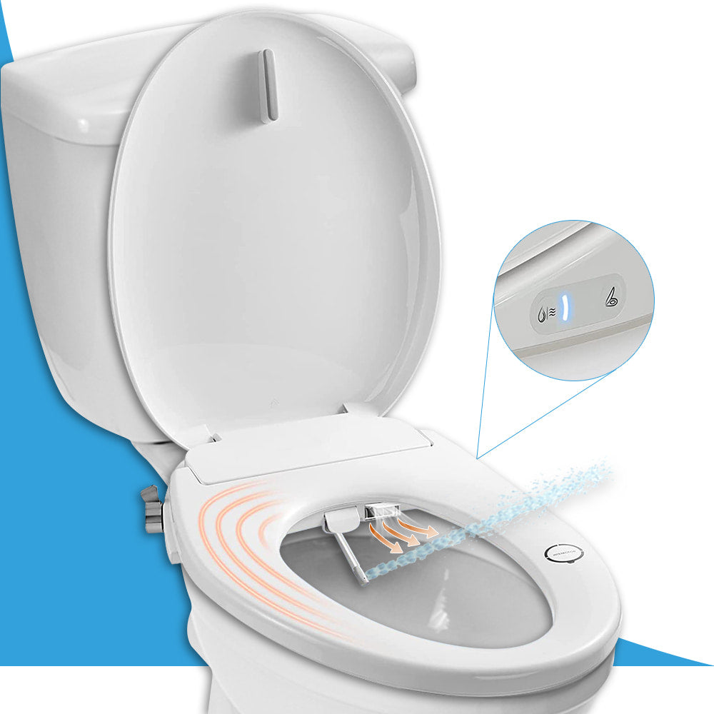 BUTT BUDDY Suite - Smart Bidet Toilet Seat Attachment (Cool & Warm Water Sprayer, Air Dryer & Heated Seat ) - Concordia Style Boutique