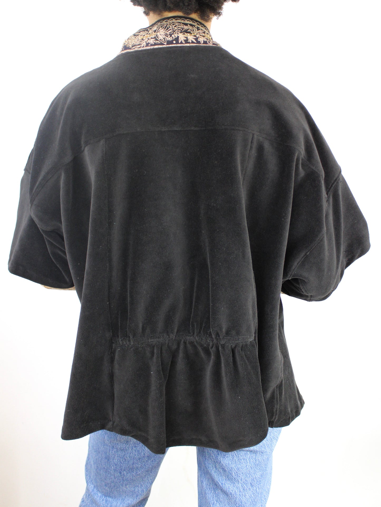 Odessa Short Sleeve Velvet Jacket