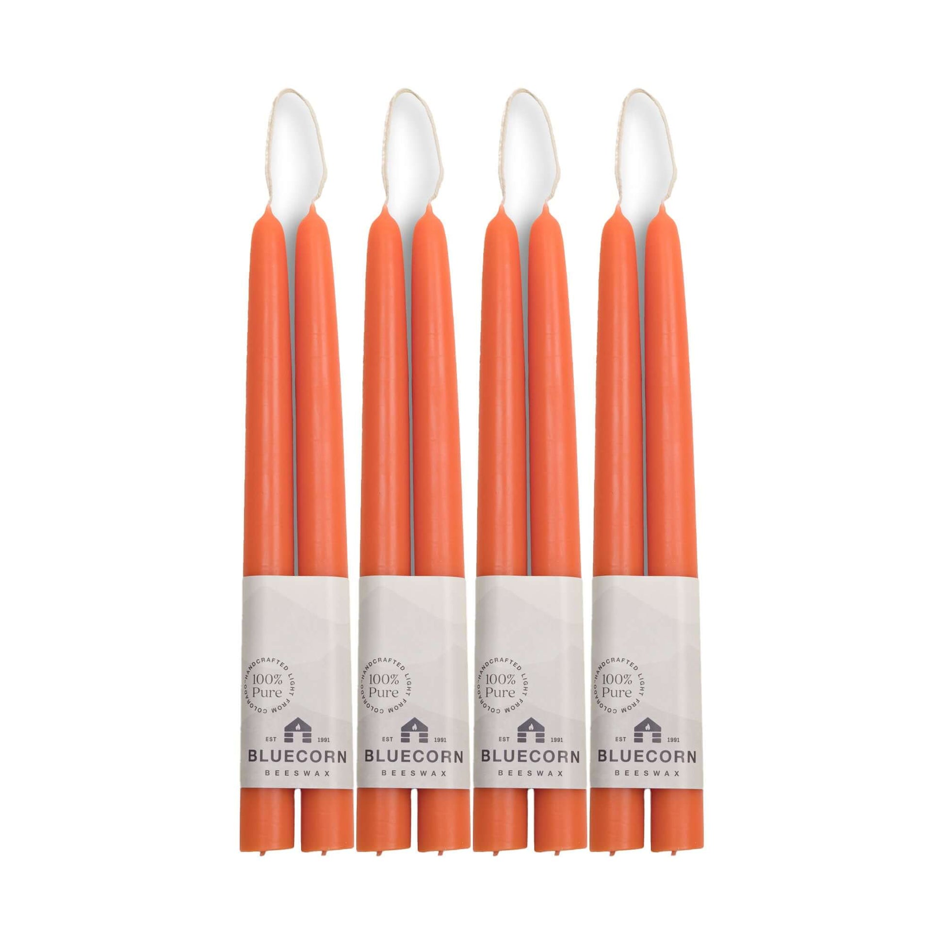 Hand-Dipped Beeswax Taper Candles - Bulk 4-Pair Bundle - Concordia Style Boutique