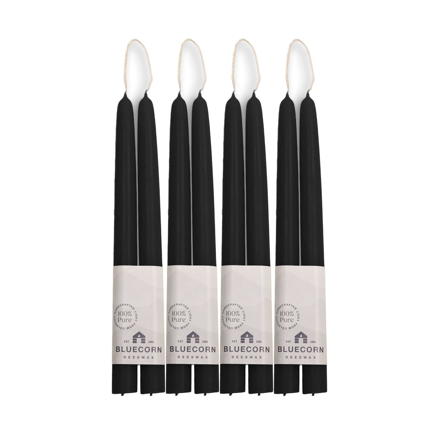 Hand-Dipped Beeswax Taper Candles - Bulk 4-Pair Bundle - Concordia Style Boutique