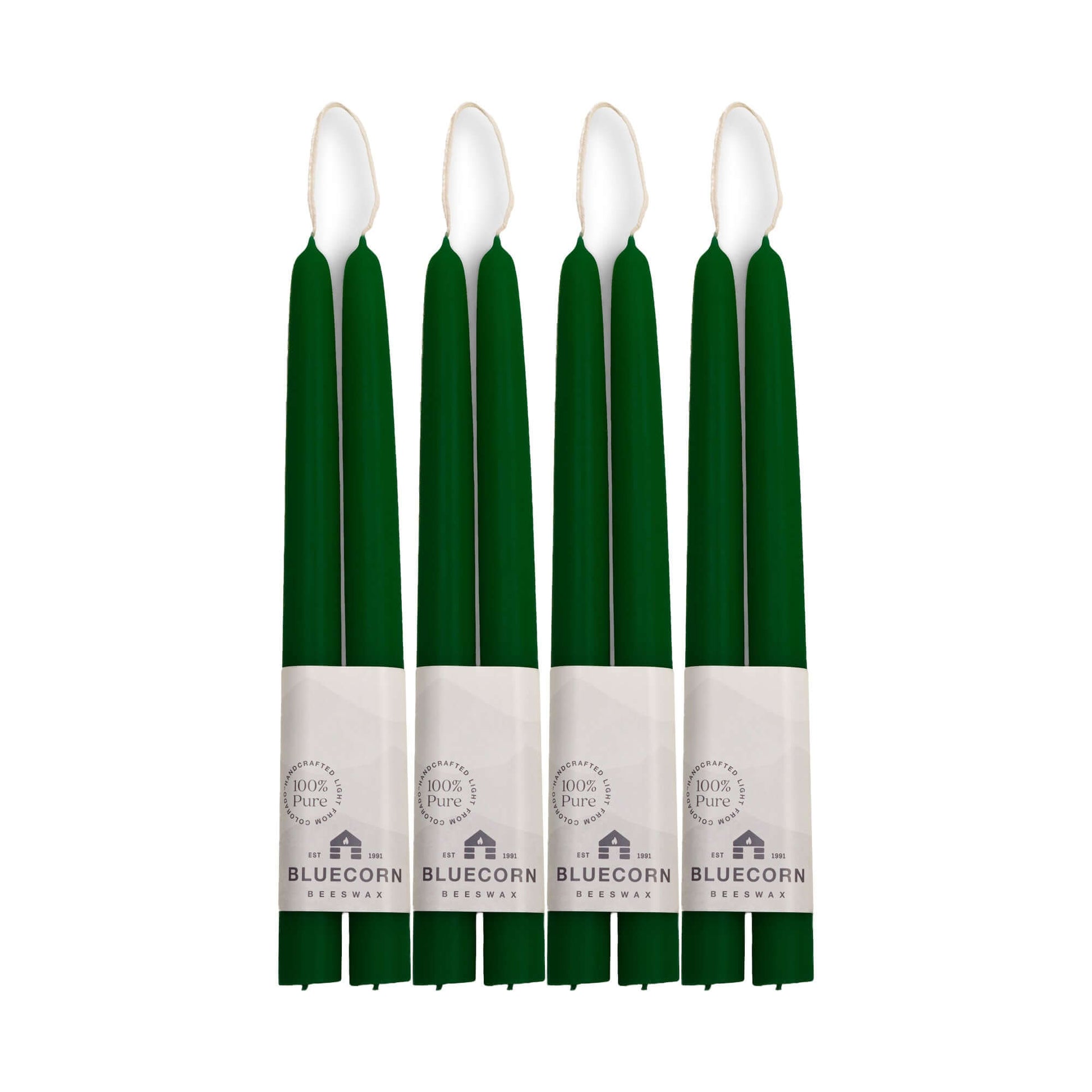 Hand-Dipped Beeswax Taper Candles - Bulk 4-Pair Bundle - Concordia Style Boutique
