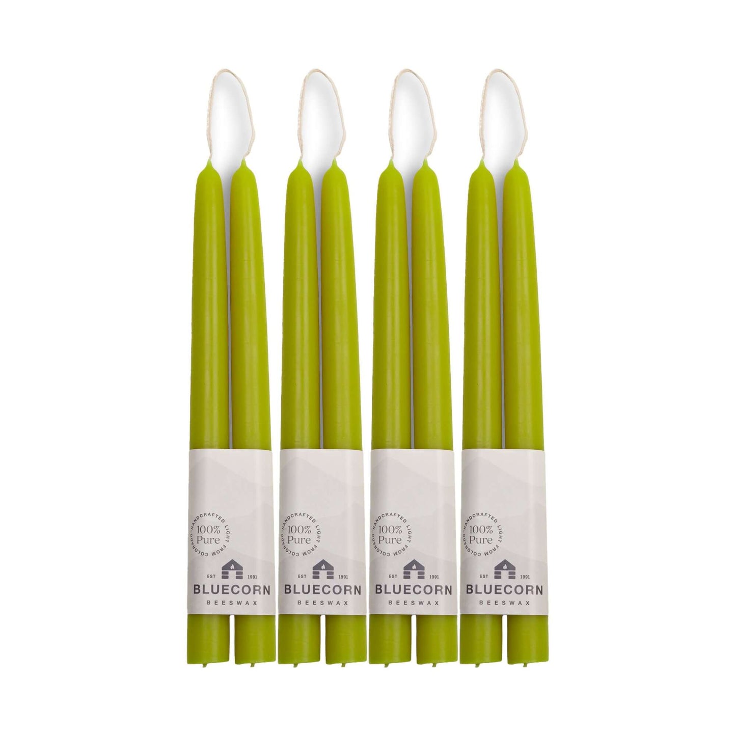 Hand-Dipped Beeswax Taper Candles - Bulk 4-Pair Bundle - Concordia Style Boutique