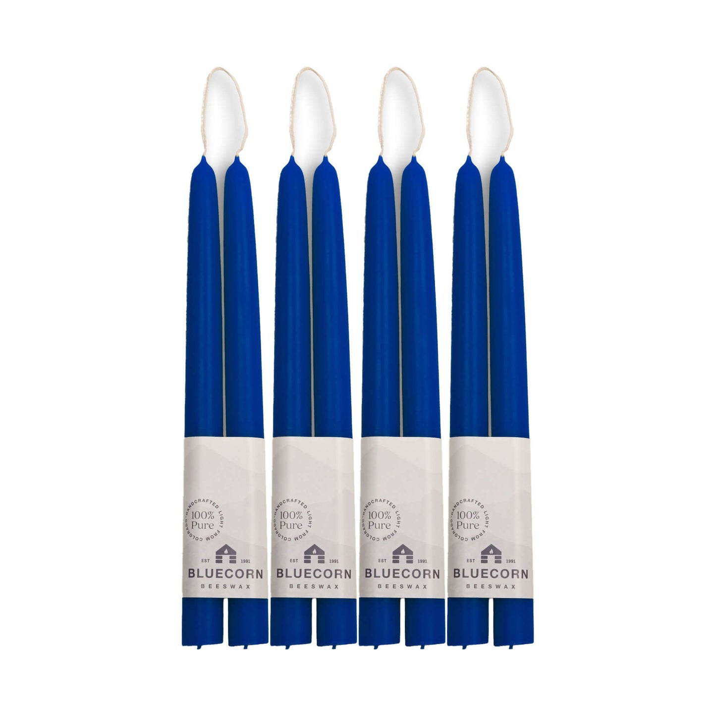 Hand-Dipped Beeswax Taper Candles - Bulk 4-Pair Bundle - Concordia Style Boutique
