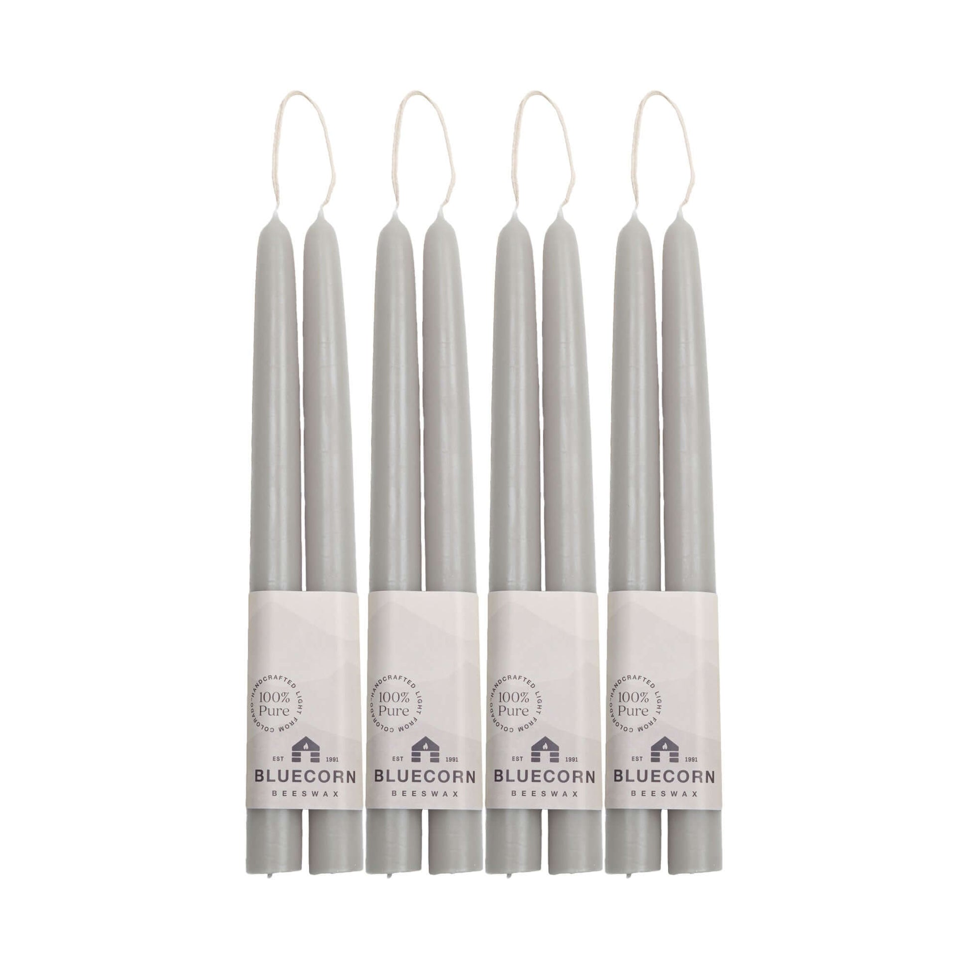 Hand-Dipped Beeswax Taper Candles - Bulk 4-Pair Bundle - Concordia Style Boutique