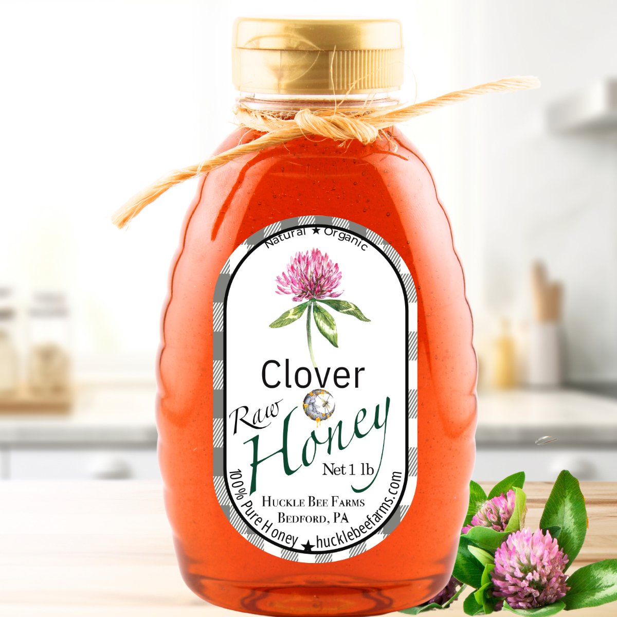 100% Pure Raw Clover Honey - Concordia Style Boutique