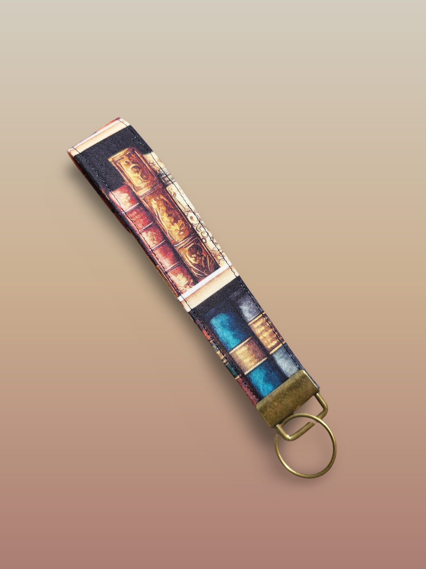 Books V2 Key Fob Wristlet Keychain