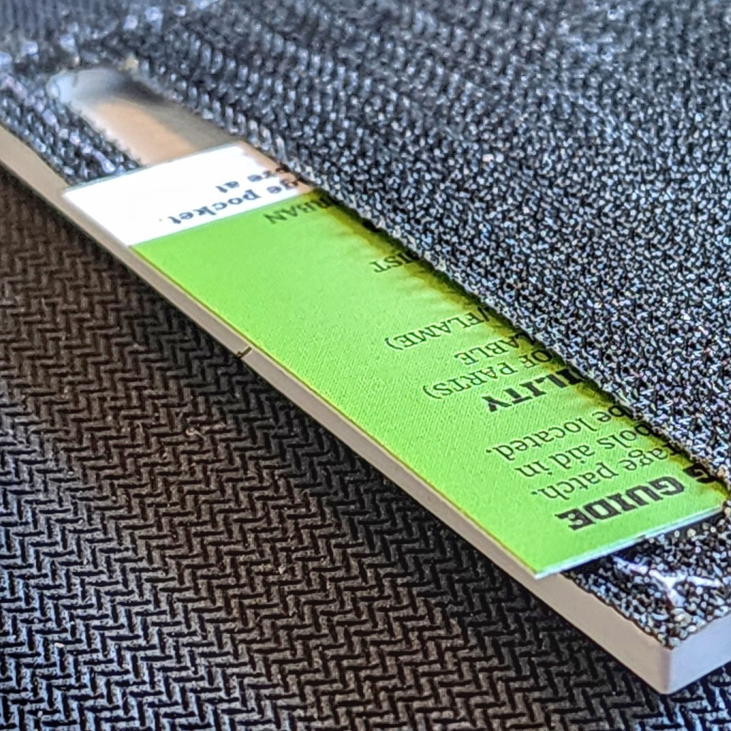 Storage Pocket Patch:  "Foraging Guide", a Plants and Edibles Quick Identification Reference