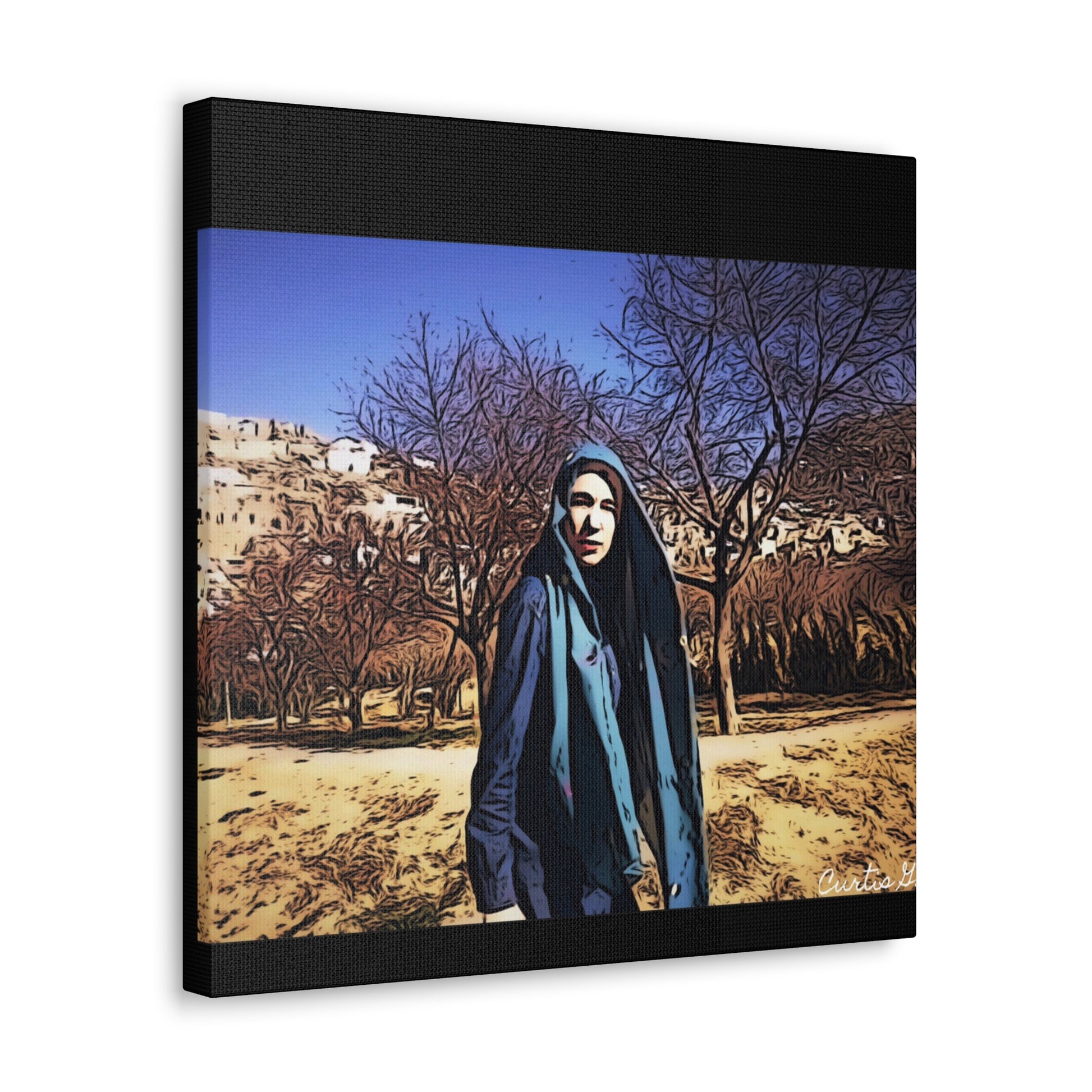 "Linda in Kabul" - Classic Canvas - Premium Canvas from Concordia Style Boutique - Just $34.78! Shop now at Concordia Style Boutique