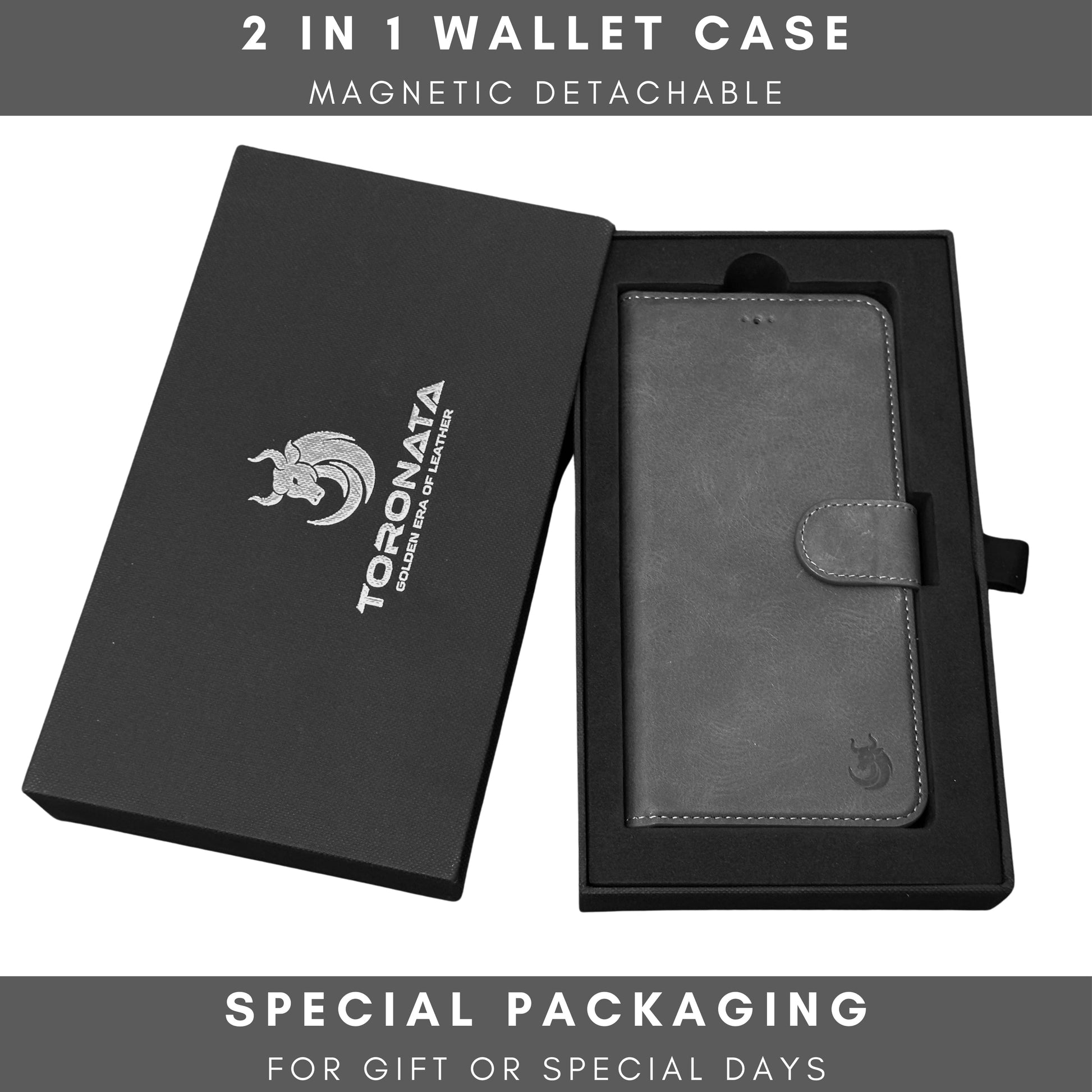 Vegas Premium Leather iPhone 15 Wallet Case with MagSafe | Detachable RFID Blocking Luxury Wallet - Concordia Style Boutique