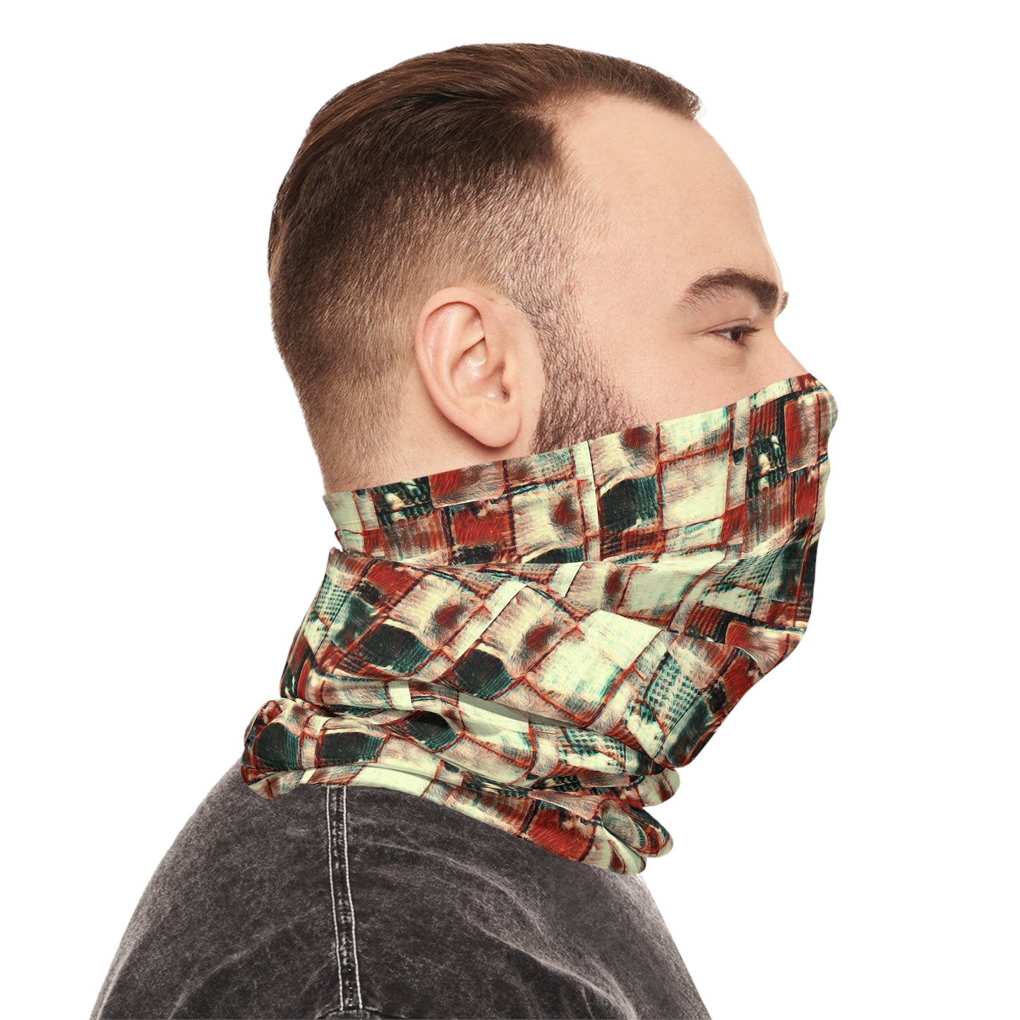 Lightweight Neck Gaiter - "Square Dance" - Premium Neck Gaiter from Concordia Style Boutique - Just $18.76! Shop now at Concordia Style Boutique