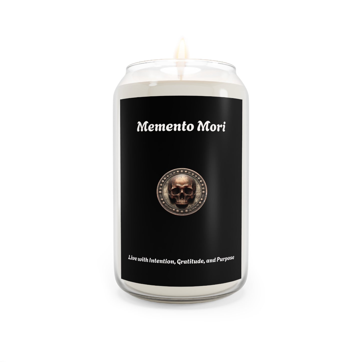 "Memento Mori" Scented Candle - "Live with Intention, Gratitude, and Purpose" - 13.75 oz - Premium Candle from Concordia Style Boutique - Just $33.55! Shop now at Concordia Style Boutique