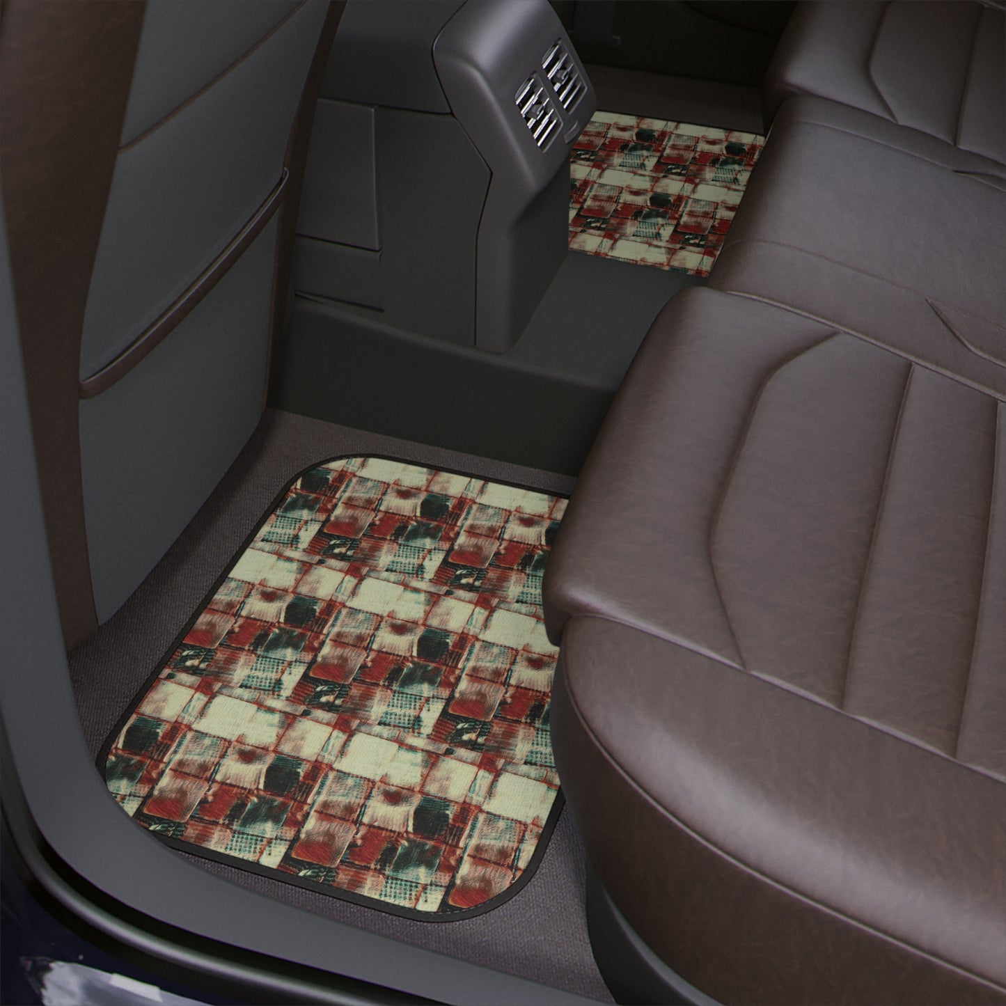 Car Floor Mats, 1pc - "Square Dance" - Premium Car Floor Mats from Concordia Style Boutique - Just $20.10! Shop now at Concordia Style Boutique